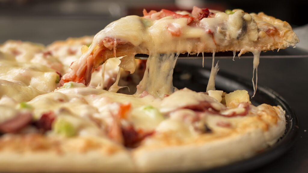 pizza ist nicht gerade ausgewogene ernährung